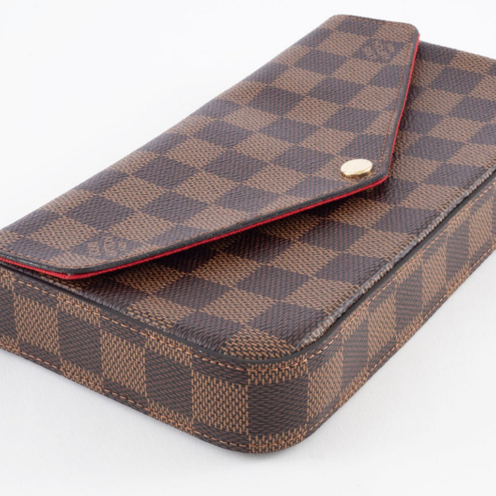 Louis Vuitton Brown Damier Canvas Ebene Damier Canvas Shoulder Bag (Pre-Owned)