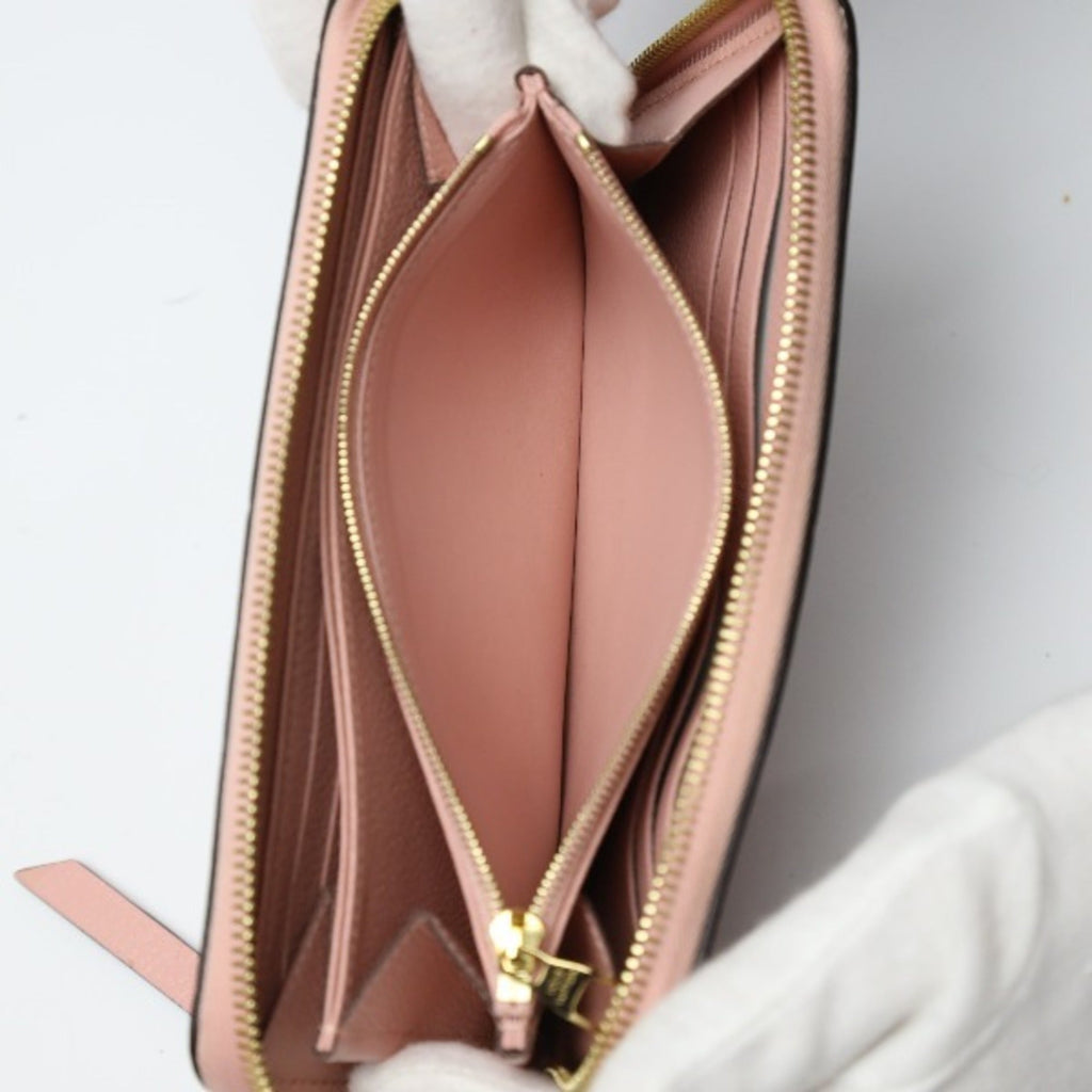Louis Vuitton Monogram Empreinte Rose Poudre Monogram Empreinte Long Wallet (Bi-Fold) (Pre-Owned)