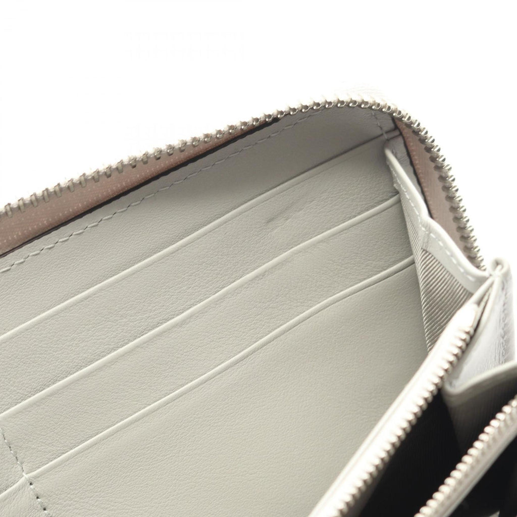 Gucci Gray Leather Long Wallet (Bi-Fold) (Pre-Owned)