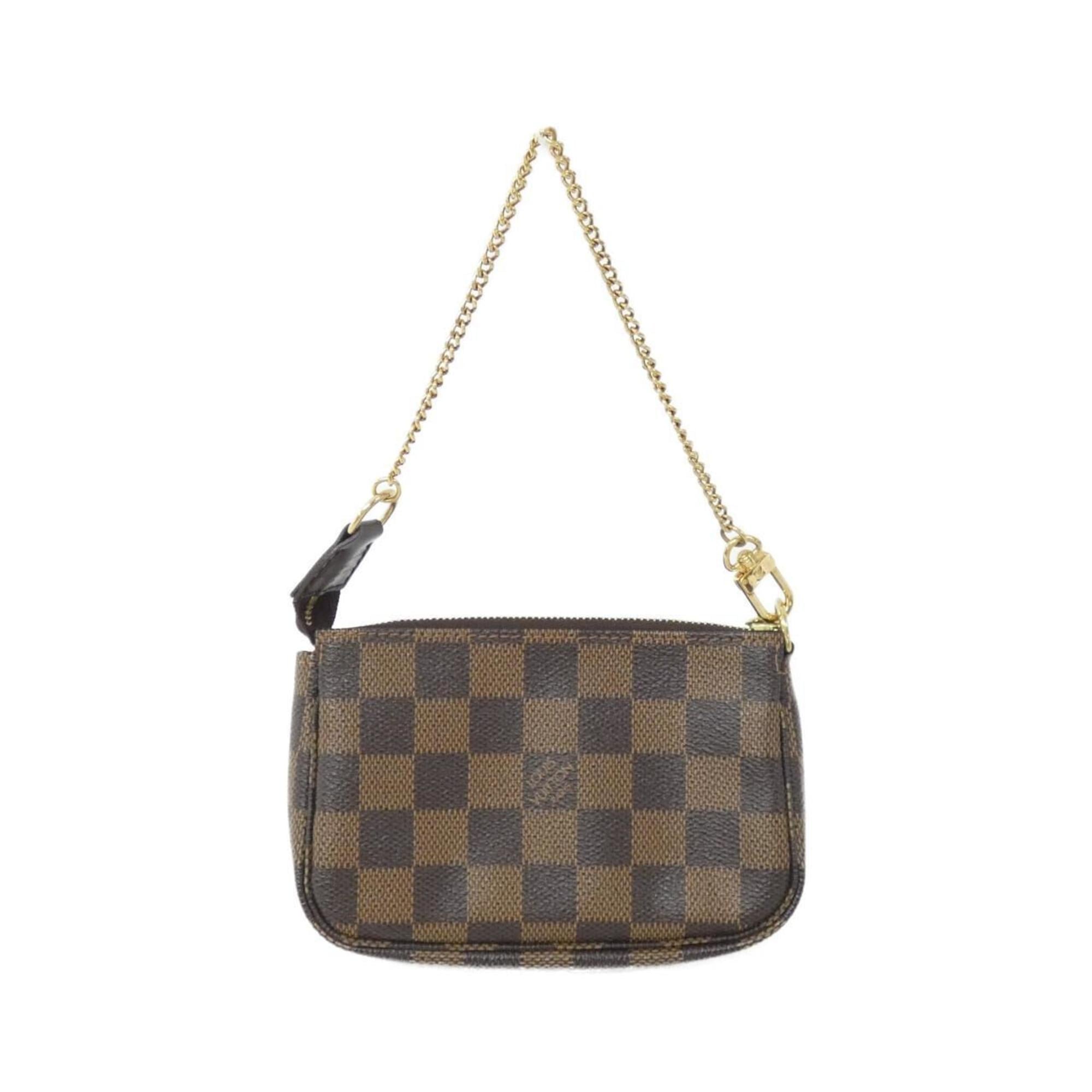 Louis Vuitton Damier Ebene Coated Canvas Pochette Pouch (Pre-Owned)