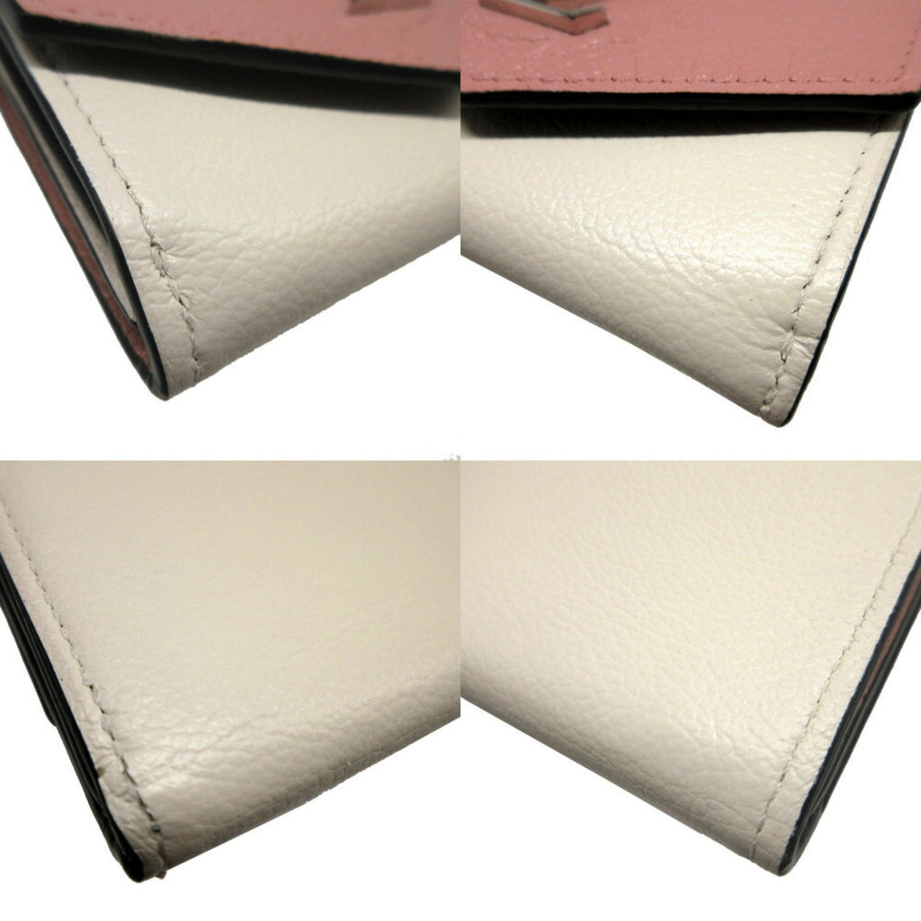Louis Vuitton Pink Leather Wallet (Tri-Fold) (Pre-Owned)