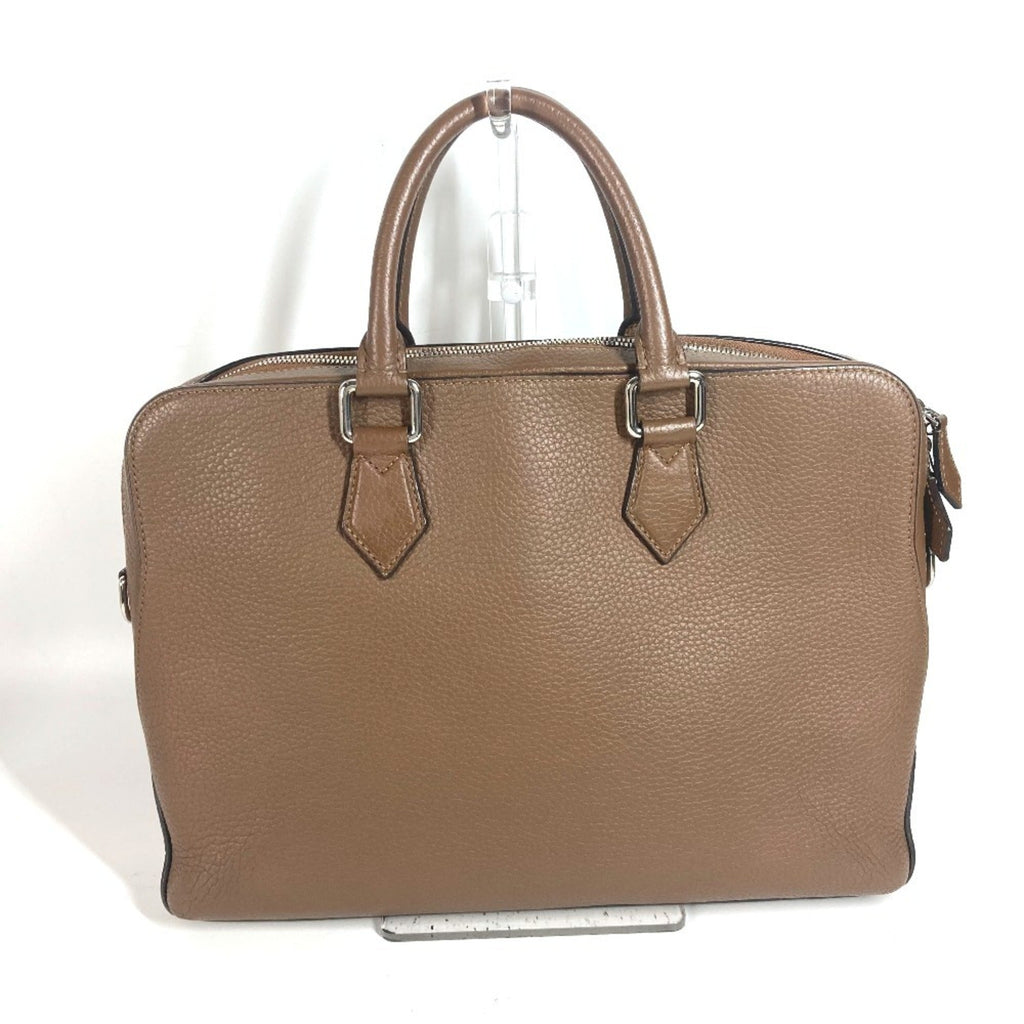 Louis Vuitton Brown Leather Briefcase Handbag Tote Bag (Pre-Owned)