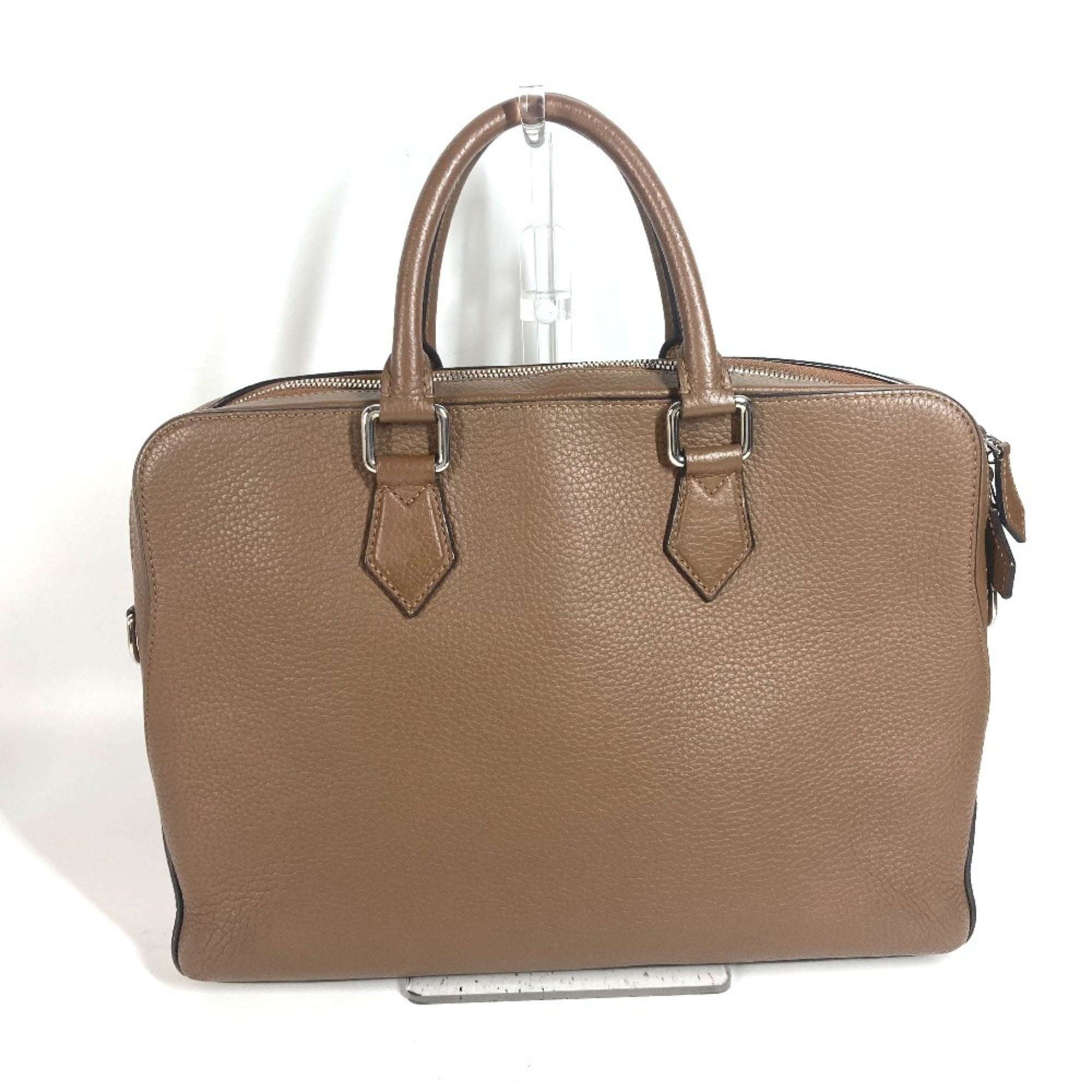 Louis Vuitton Brown Leather Briefcase Handbag Tote Bag (Pre-Owned)