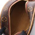 Louis Vuitton Brown Coated Canvas Leather Shoulder Bag (Pre-Owned)