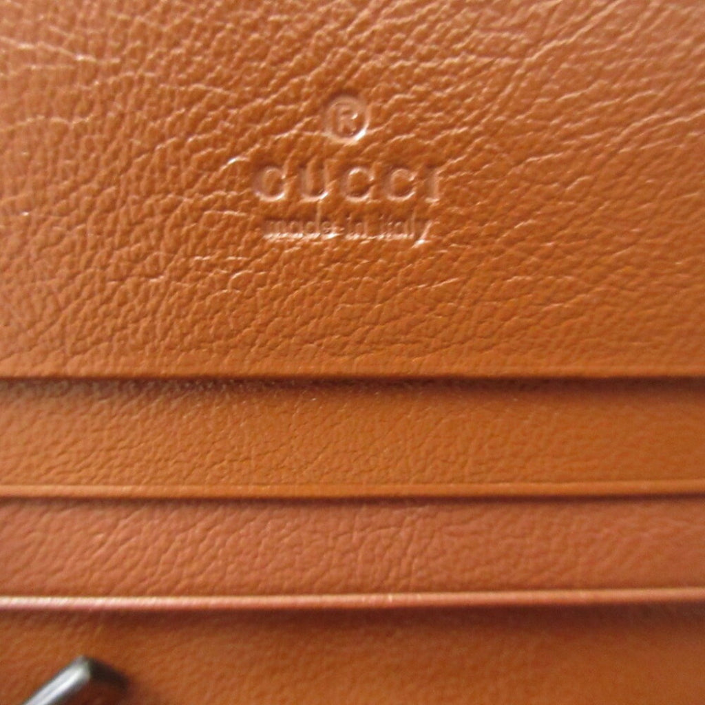 Gucci Brown Leather Coin Purse/Coin Case (Pre-Owned)