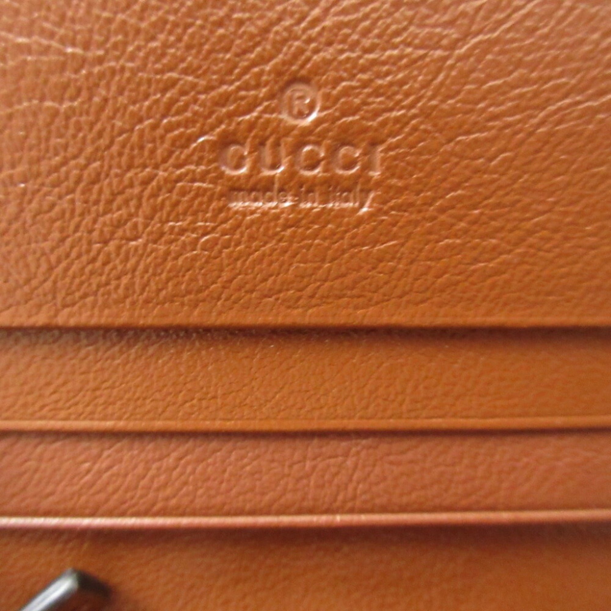 Gucci Brown Leather Coin Purse/Coin Case (Pre-Owned)