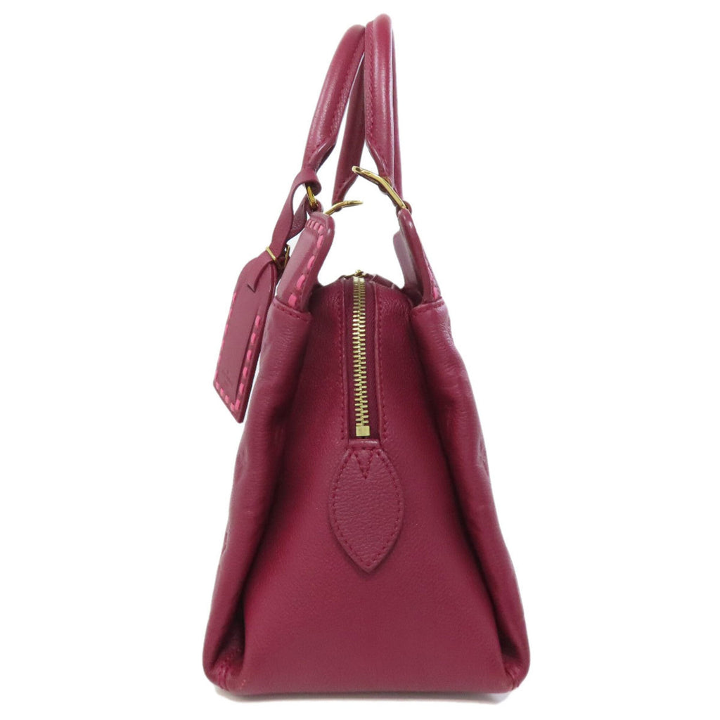 Louis Vuitton Red Color Monogram Empreinte Tote Bag (Pre-Owned)