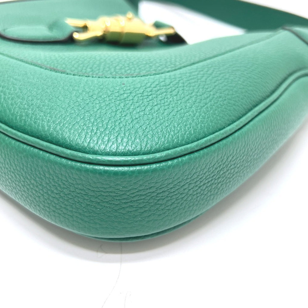 Gucci Green Leather Shoulder Bag (Pre-Owned)