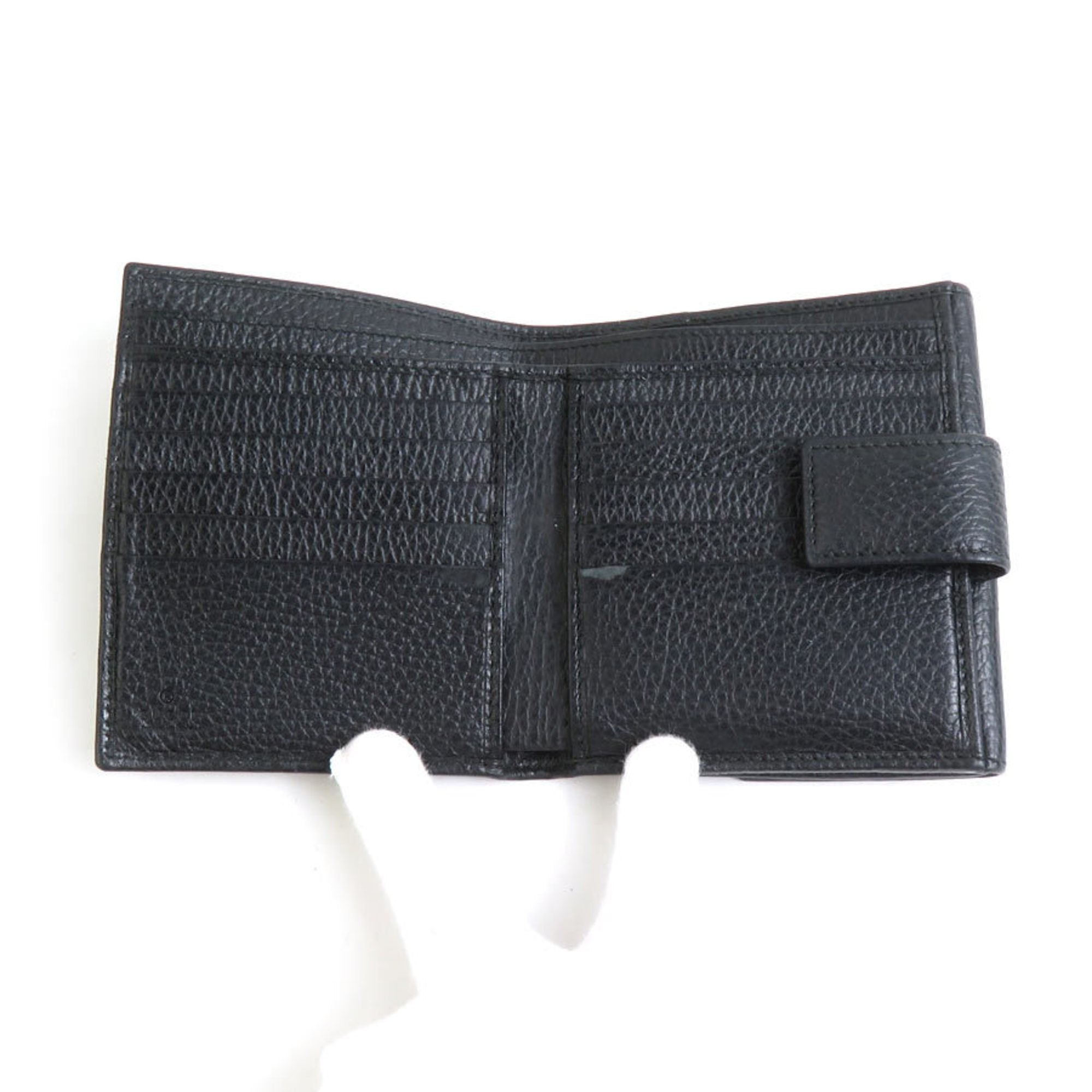 Gucci Black Leather Wallet (Bi-Fold) (Pre-Owned)