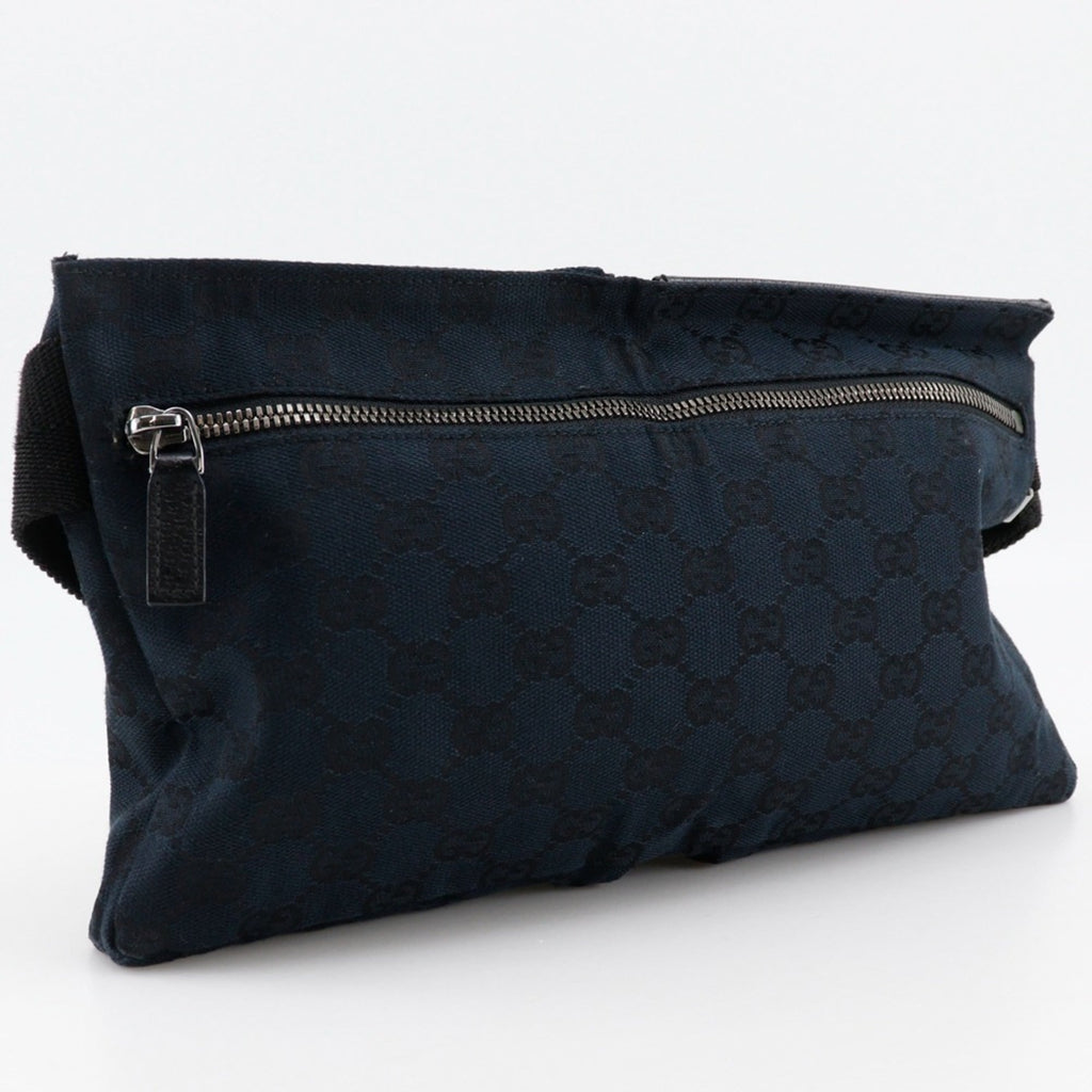 Gucci Gg Canvas Black Gg Canvas Sling Bag (Pre-Owned)