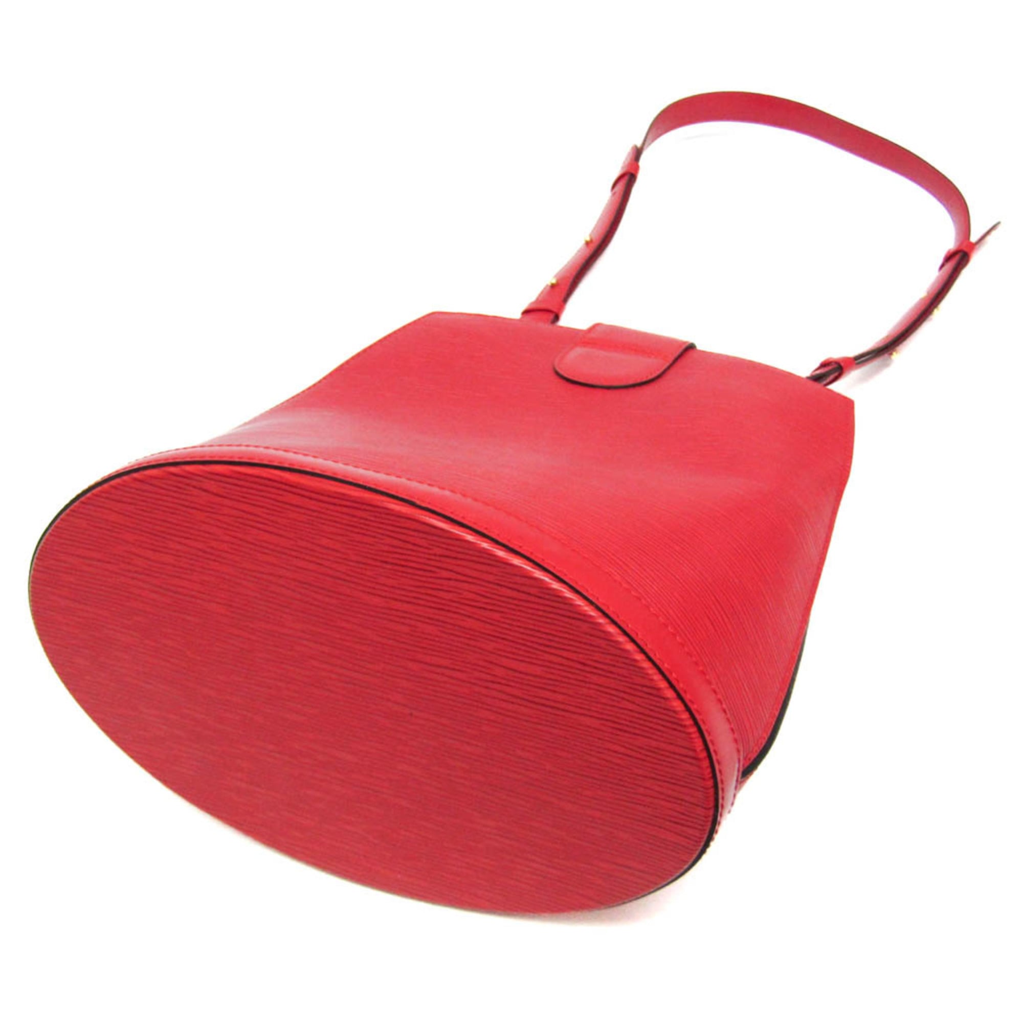 Louis Vuitton Cluny Shoulder Bag Epi Leather Red Leather Shoulder Bag Bag (Pre-Owned)
