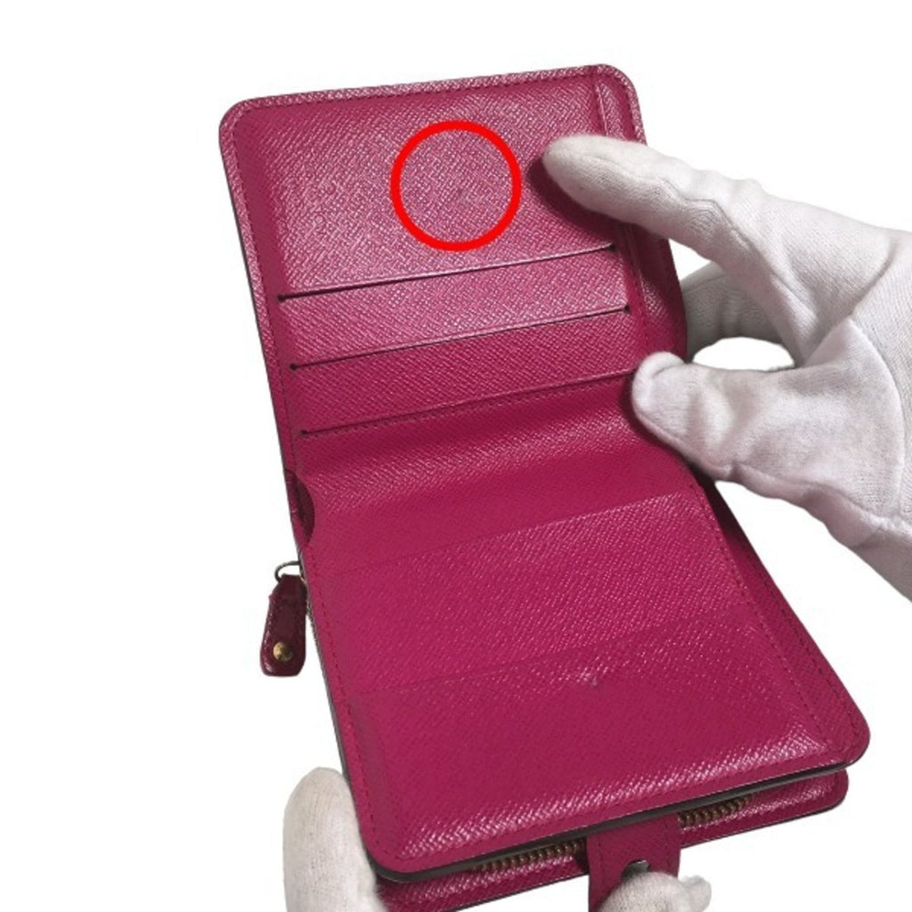 Louis Vuitton Fuchsia Monogram Perforated Wallet (Bi-Fold) (Pre-Owned)