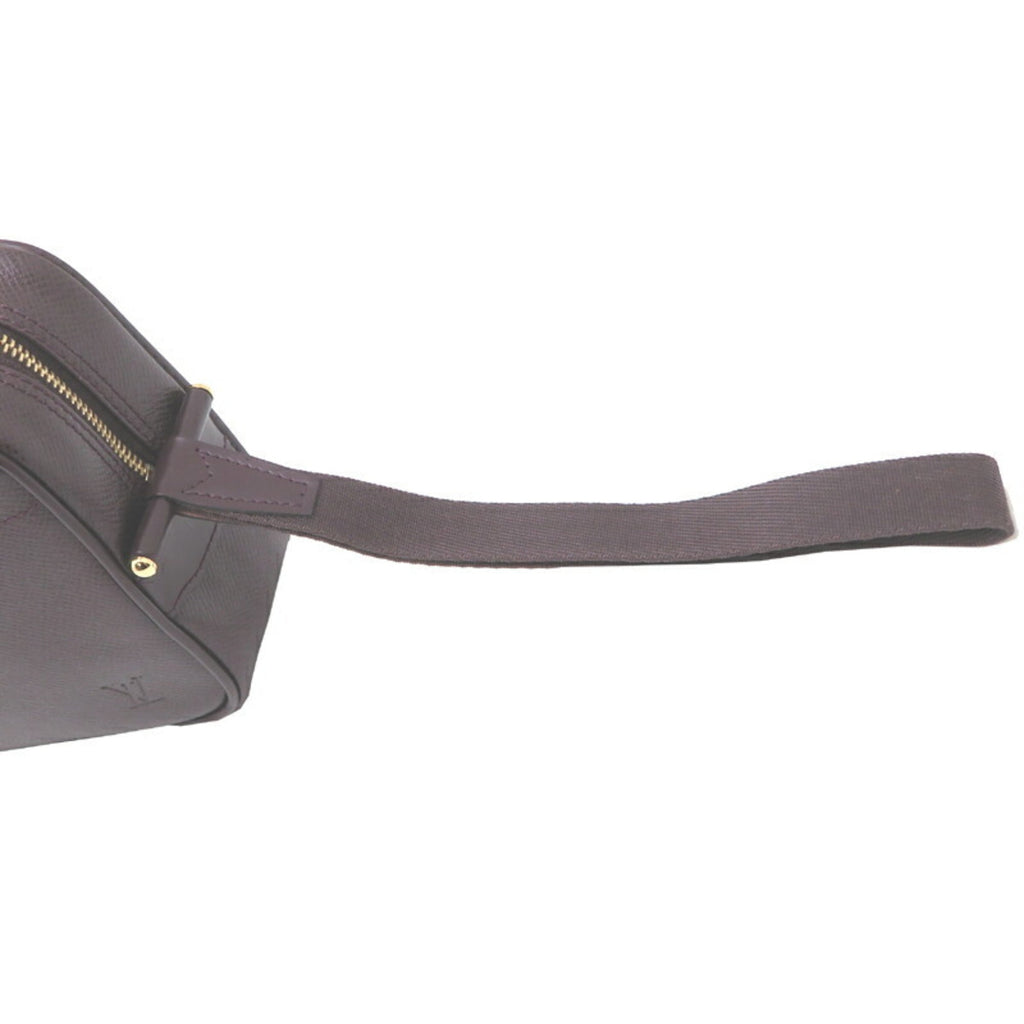 Louis Vuitton Acajou Brown Taiga Leather Clutch Bag Pouch (Pre-Owned)