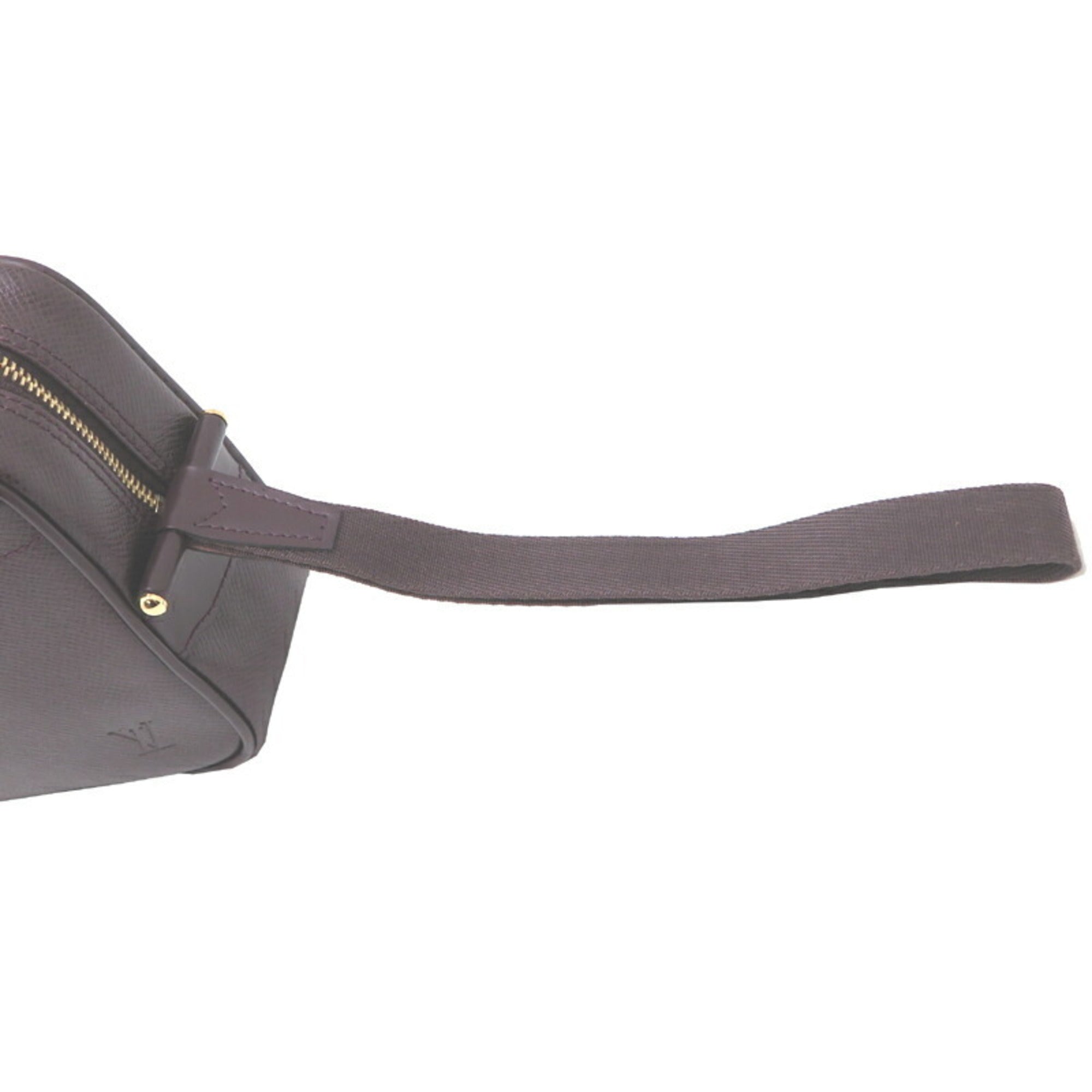 Louis Vuitton Acajou Brown Taiga Leather Clutch Bag Pouch (Pre-Owned)