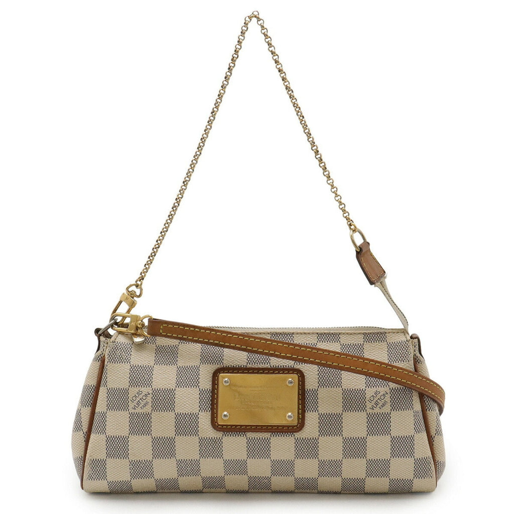 Louis Vuitton Damier Azur Ivory Damier Azur Shoulder Bag (Pre-Owned)