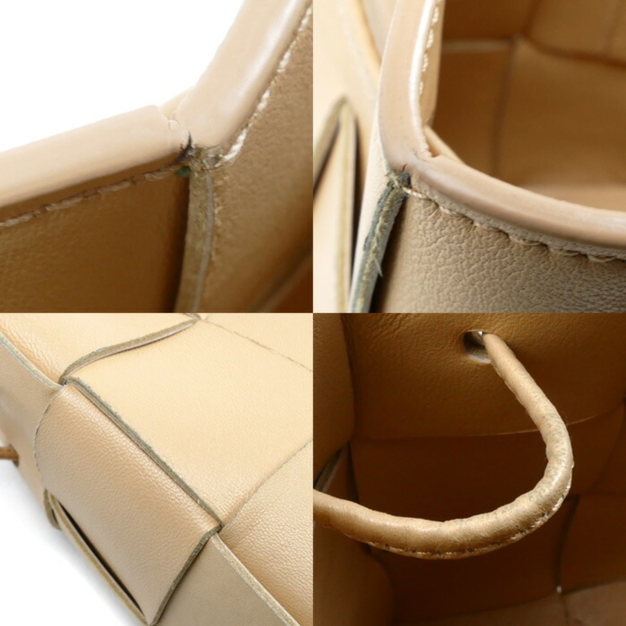 Bottega Veneta Beige Leather Shoulder Bag (Pre-Owned)