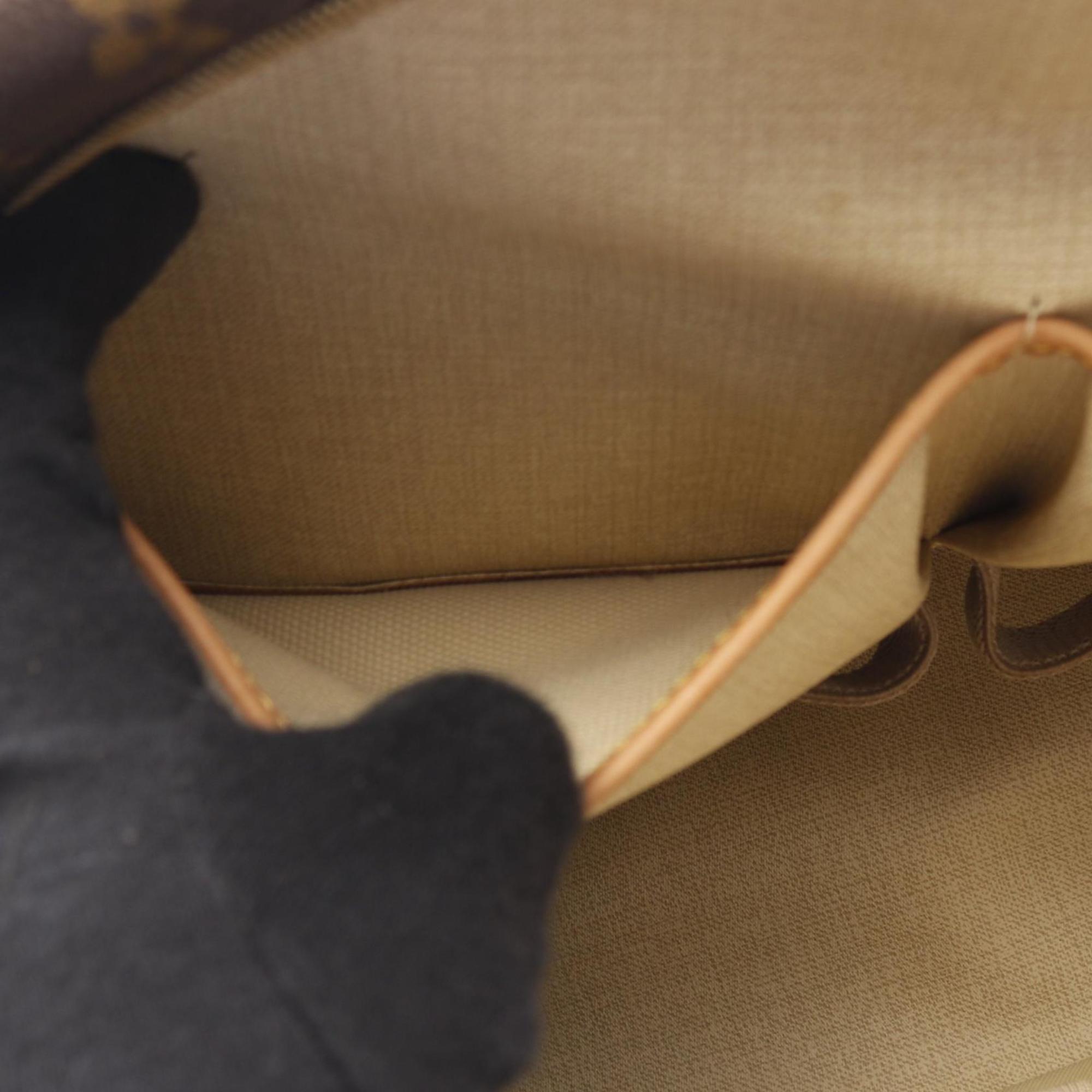 Louis Vuitton Brown Coated Canvas Handbag (Pre-Owned)