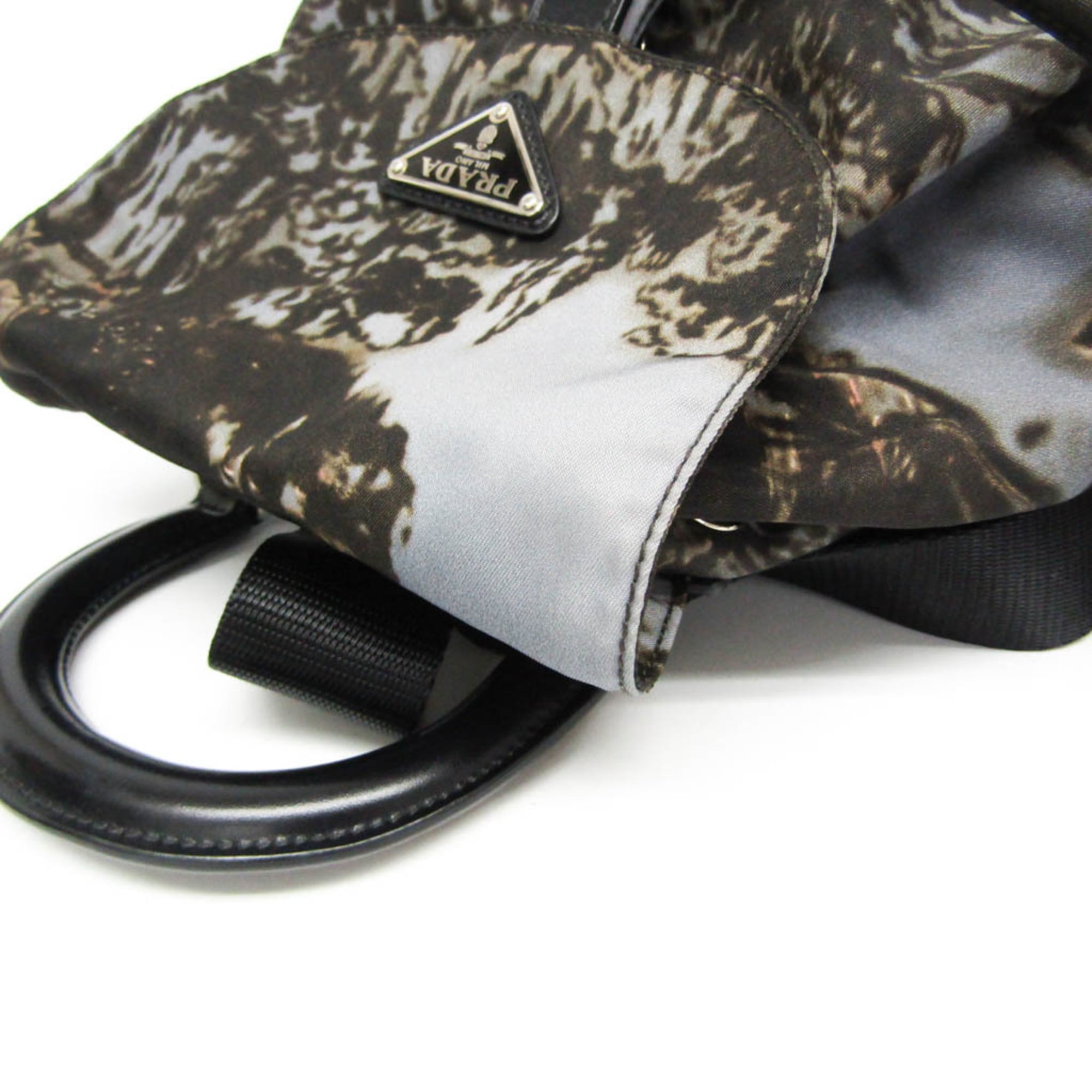 Prada Camouflage Backpack Tessuto Multicolour Nylon Backpack Bag (Pre-Owned)