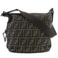 Fendi Brown Nylon Shoulder Bag (Pre-Owned)