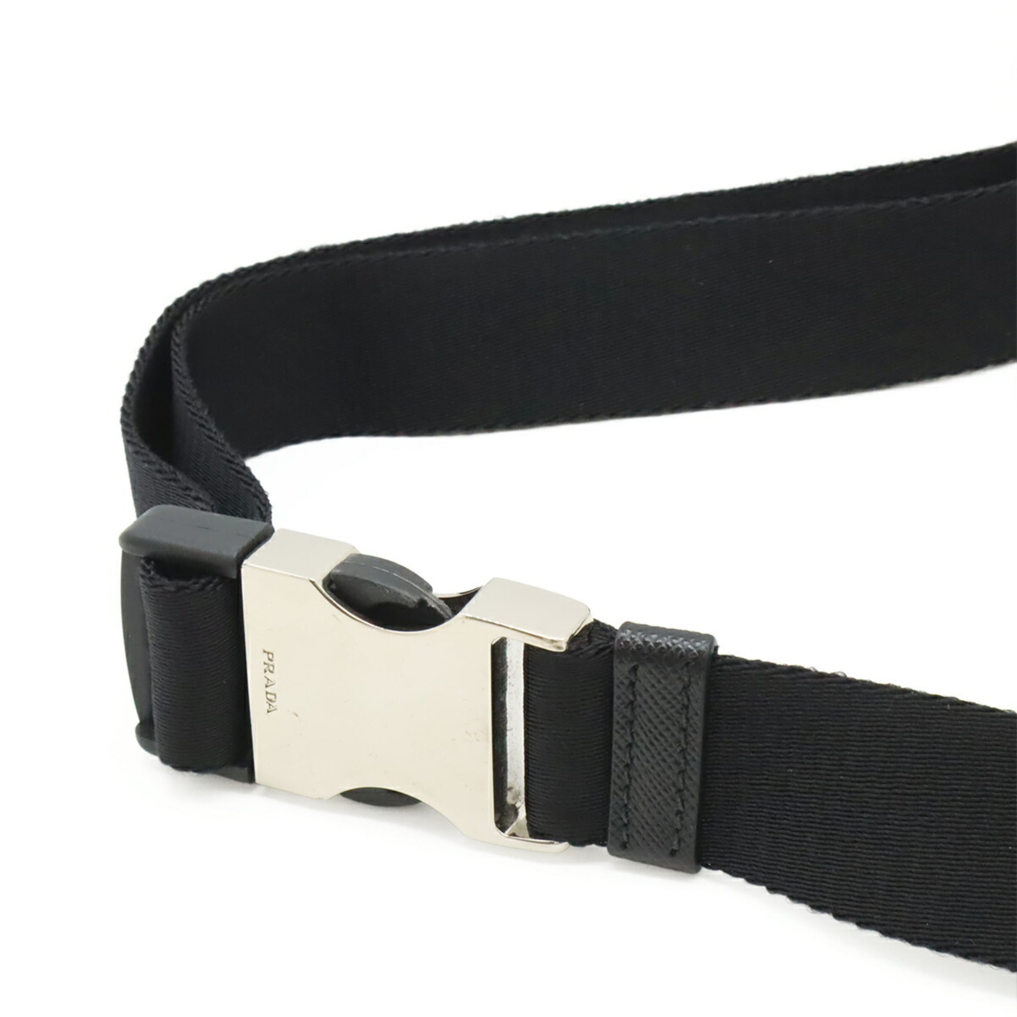 Prada Black Nero Nylon Pouch Sling Bag (Pre-Owned)