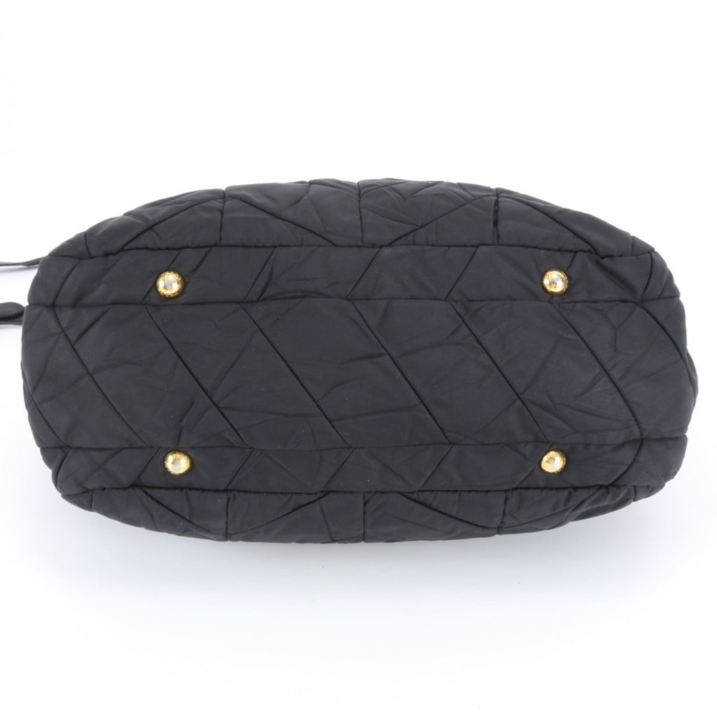 Prada Black Nylon Handbag Shoulder Bag Tote Bag (Pre-Owned)