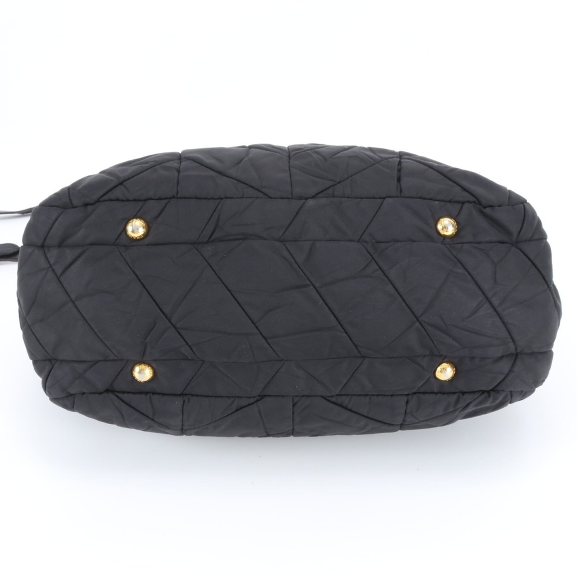 Prada Black Nylon Handbag Shoulder Bag Tote Bag (Pre-Owned)
