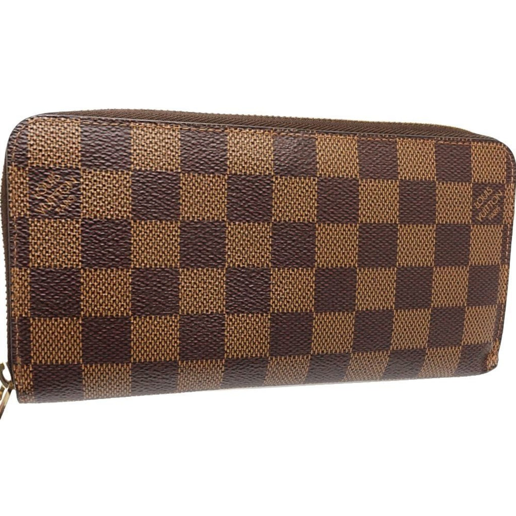 Louis Vuitton Damier Canvas Ebene Canvas Long Wallet (Bi-Fold) (Pre-Owned)