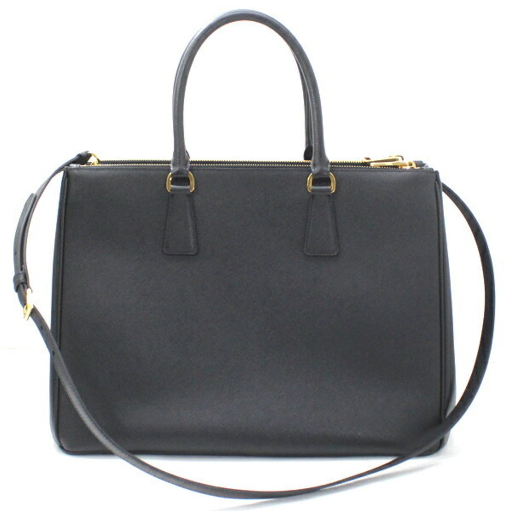 Prada Black Nero Saffiano Lux Handbag Shoulder Bag Tote Bag (Pre-Owned)