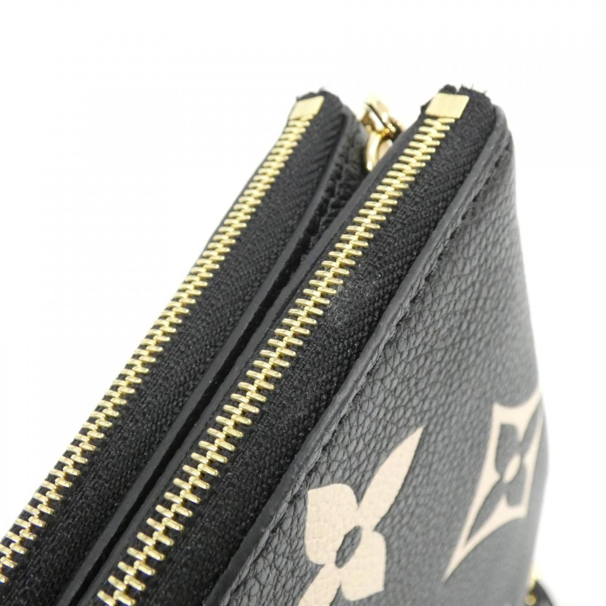 Louis Vuitton Monogram Empreinte Beige Black Leather Pochette Shoulder Bag (Pre-Owned)
