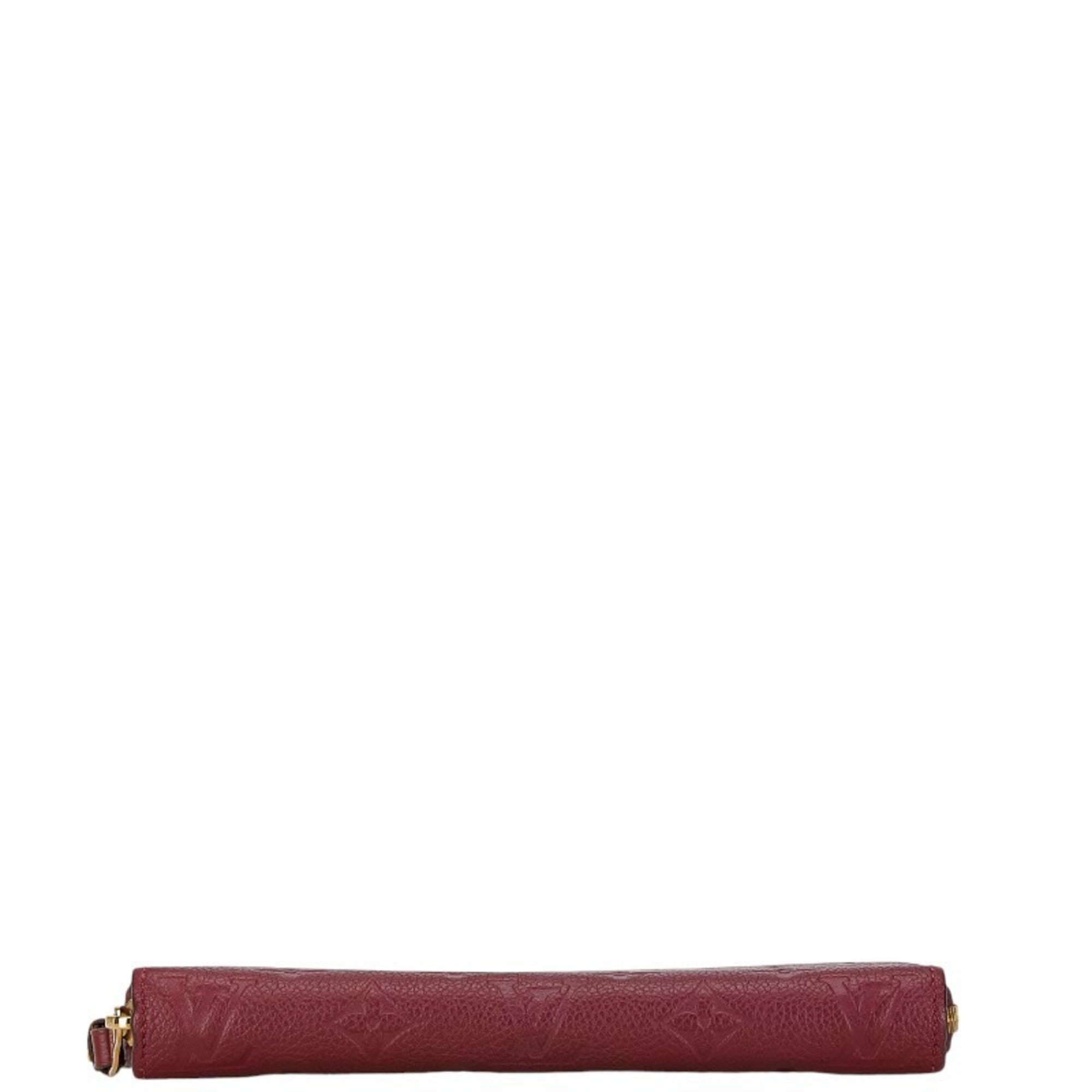 Louis Vuitton Purple Raisin Leather Long Wallet (Bi-Fold) (Pre-Owned)