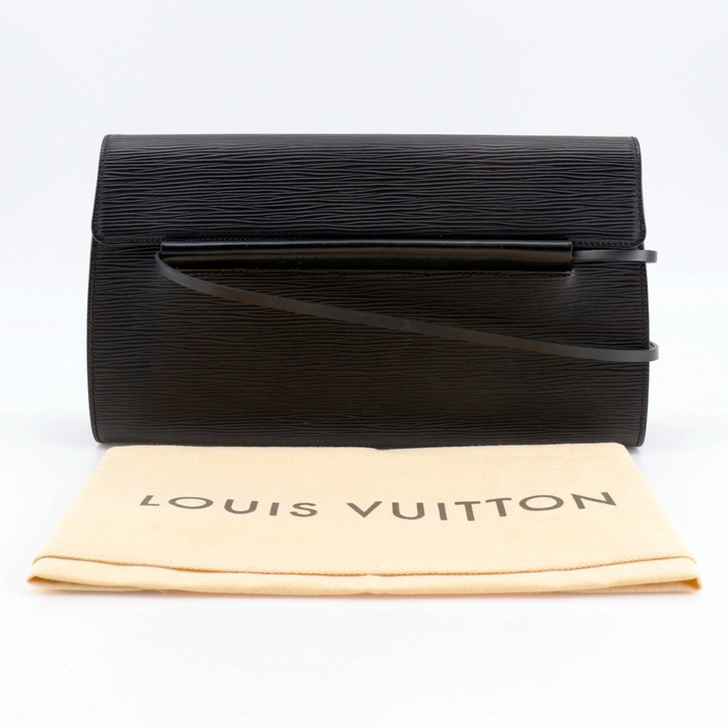 Louis Vuitton Black Noir Epi Leather Shoulder Bag (Pre-Owned)