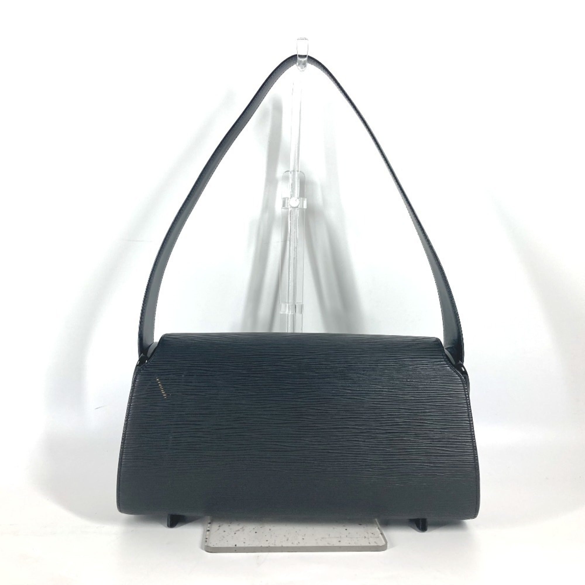 Louis Vuitton Black Noir Epi Leather Shoulder Bag (Pre-Owned)