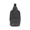 Louis Vuitton Graphite Gray Coated Canvas Shoulder Bag (Pre-Owned)