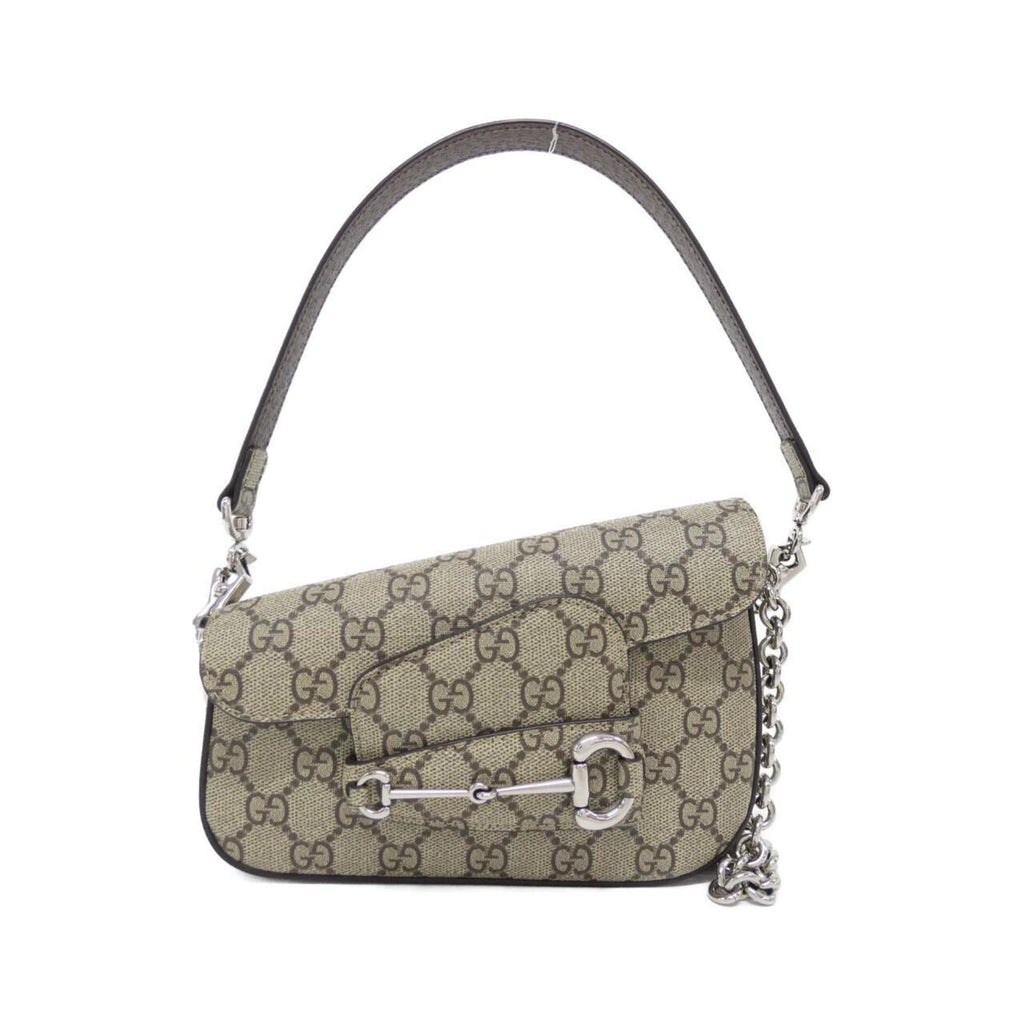Gucci Beige Gg Supreme Shoulder Bag (Pre-Owned)