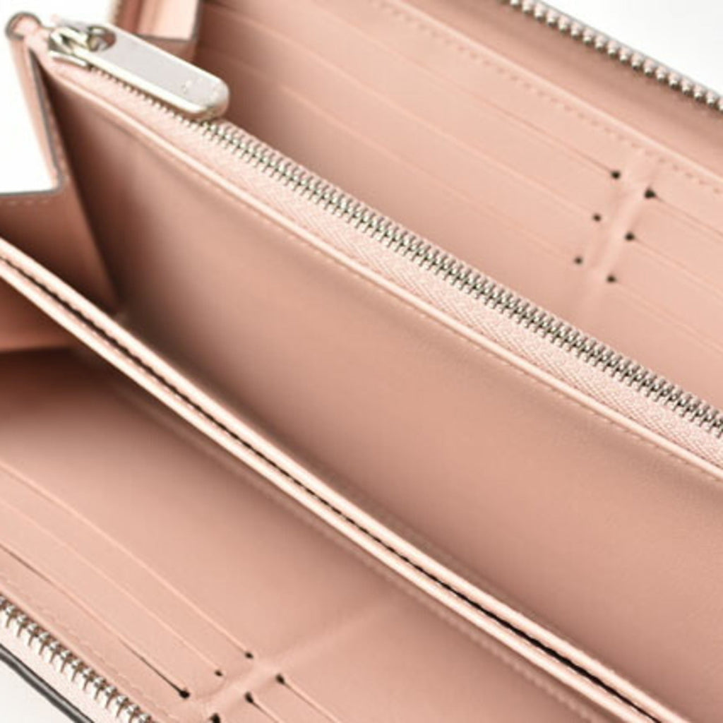 Louis Vuitton Magnolia Pink Leather Long Wallet (Bi-Fold) (Pre-Owned)
