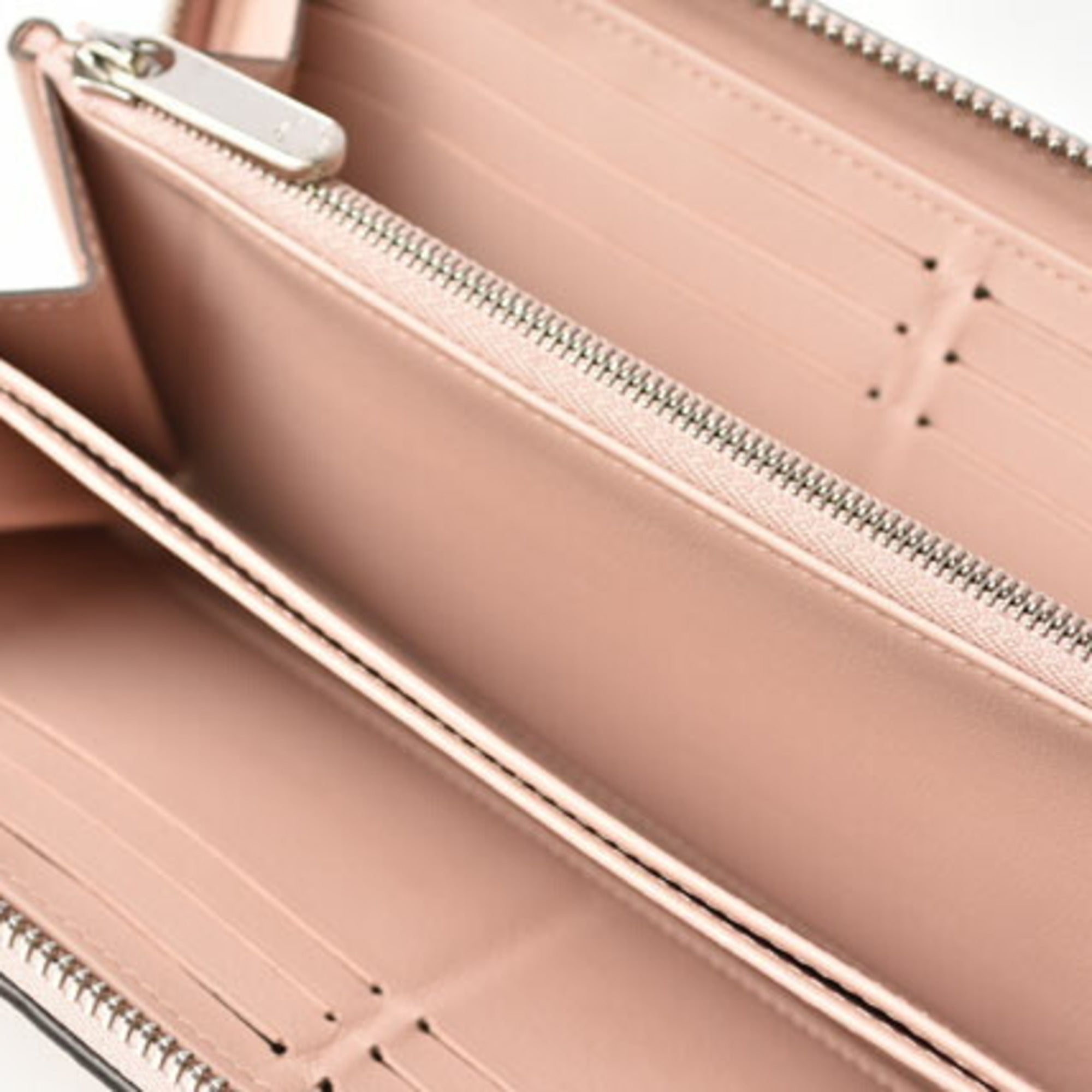 Louis Vuitton Magnolia Pink Leather Long Wallet (Bi-Fold) (Pre-Owned)