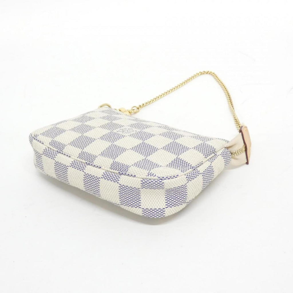 Louis Vuitton Azur Coated Canvas Pochette Pouch (Pre-Owned)