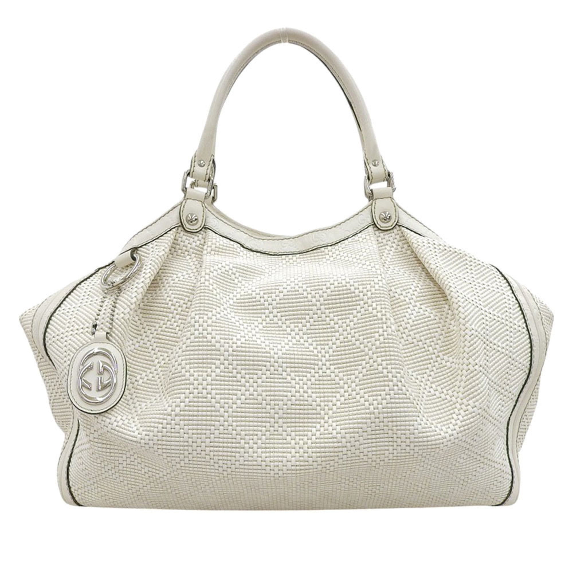 Gucci White Leather Handbag (Pre-Owned)