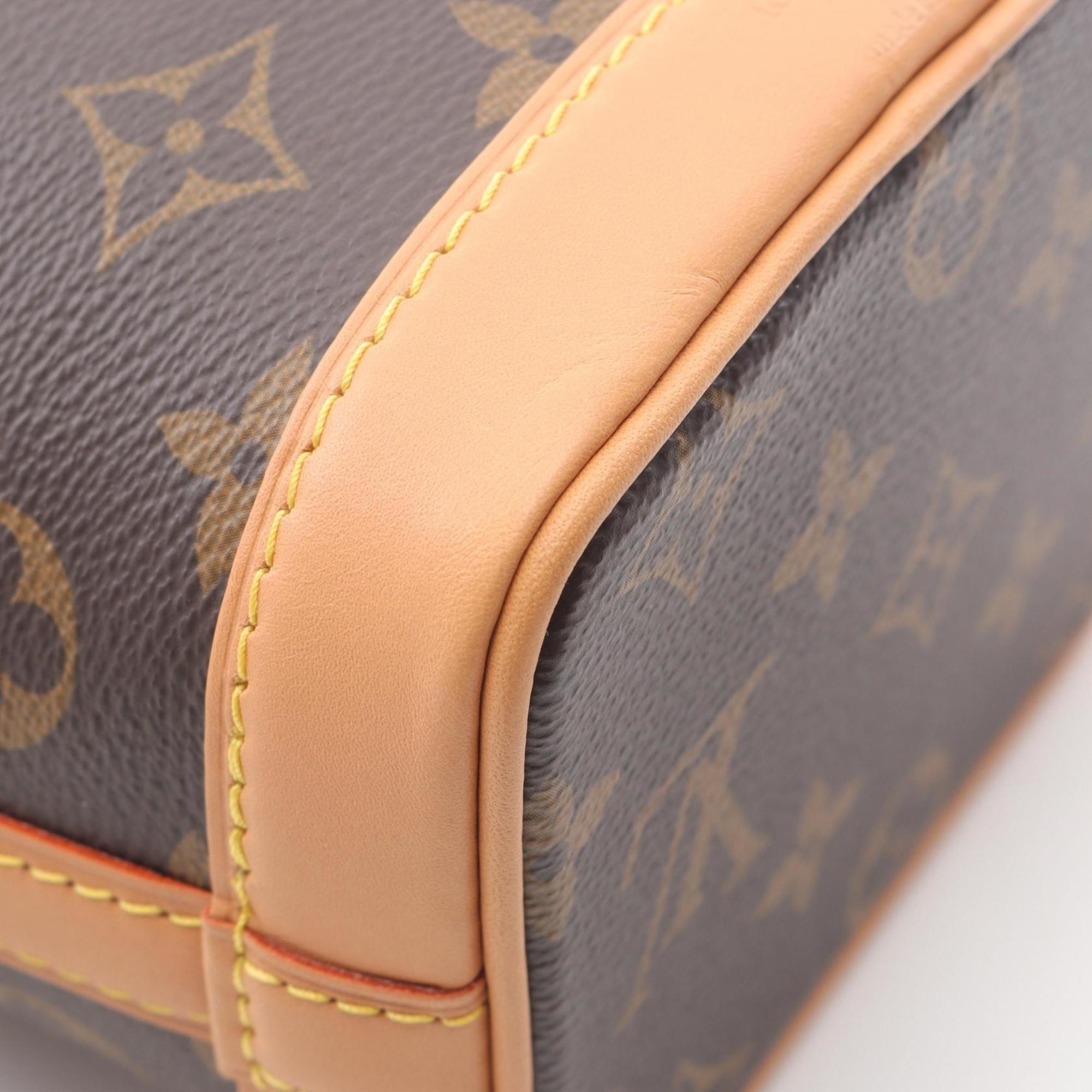 Louis Vuitton Brown Coated Canvas Leather Handbag (Pre-Owned)