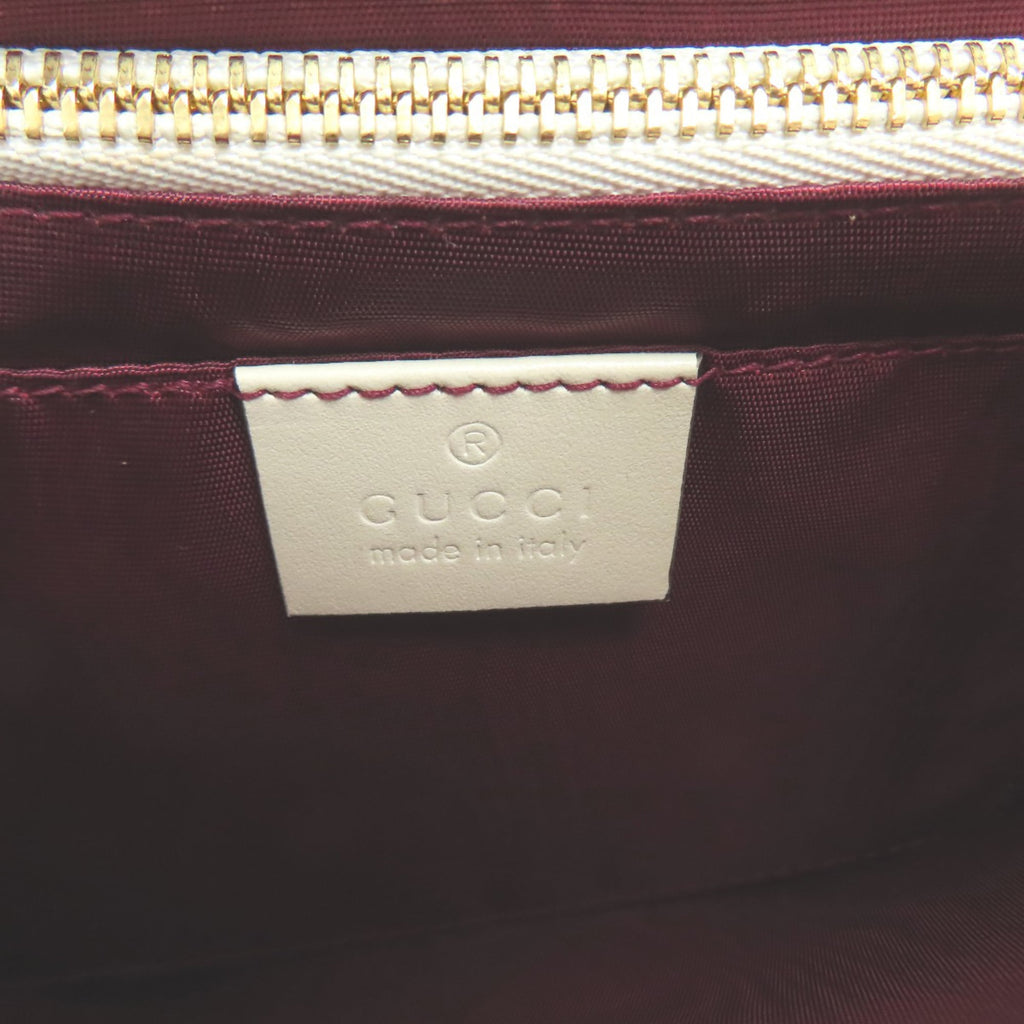 Gucci White Leather Shoulder Bag (Pre-Owned)