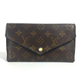 Louis Vuitton Monogram Brown Pink Monogram Long Wallet (Bi-Fold) (Pre-Owned)