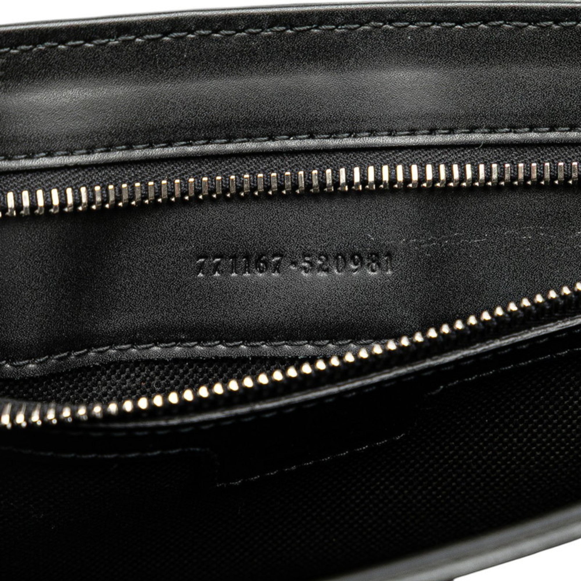 Gucci Black Pvc Leather Shoulder Bag (Pre-Owned)