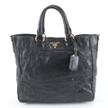 Prada Black Leather Handbag (Pre-Owned)