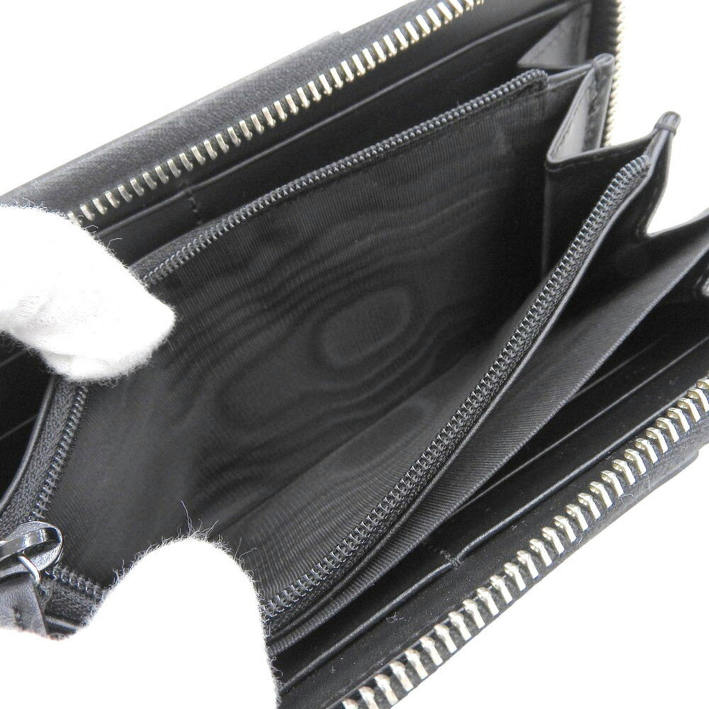 Gucci Beige Black Gg Supreme Long Wallet (Bi-Fold) (Pre-Owned)