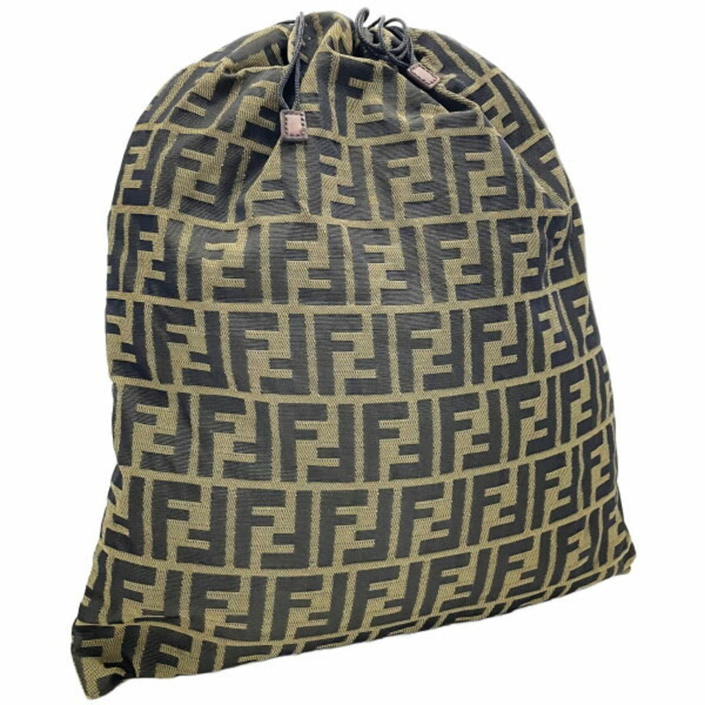 Fendi Black Khaki Pouch (Pre-Owned)