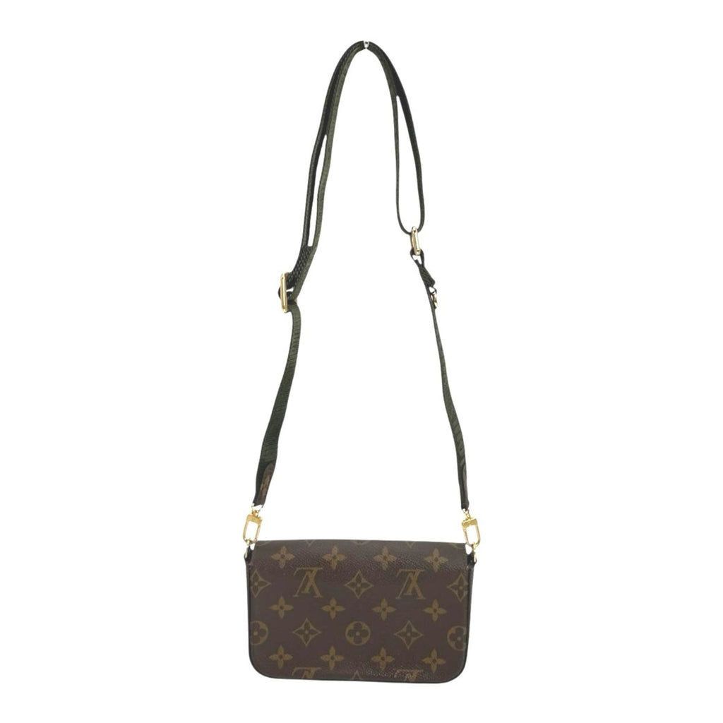 Louis Vuitton Brown Monogram Canvas Pochette Shoulder Bag (Pre-Owned)