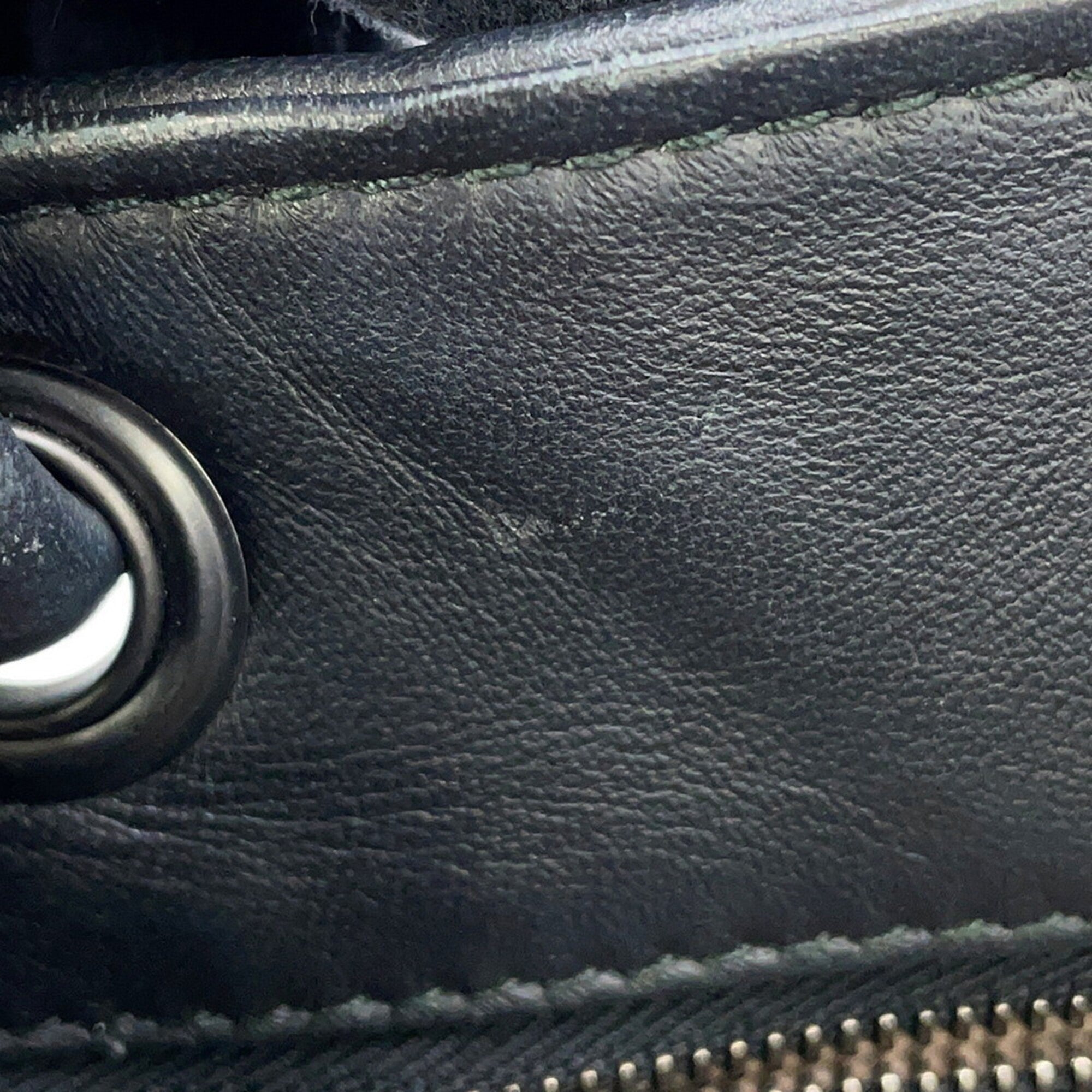 Bottega Veneta Intrecciato Black Leather Handbag (Pre-Owned)