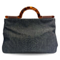 Chanel Navy Denim Handbag (Pre-Owned)