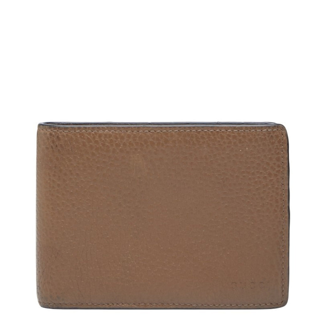Gucci Brown Leather Wallet (Bi-Fold) (Pre-Owned)