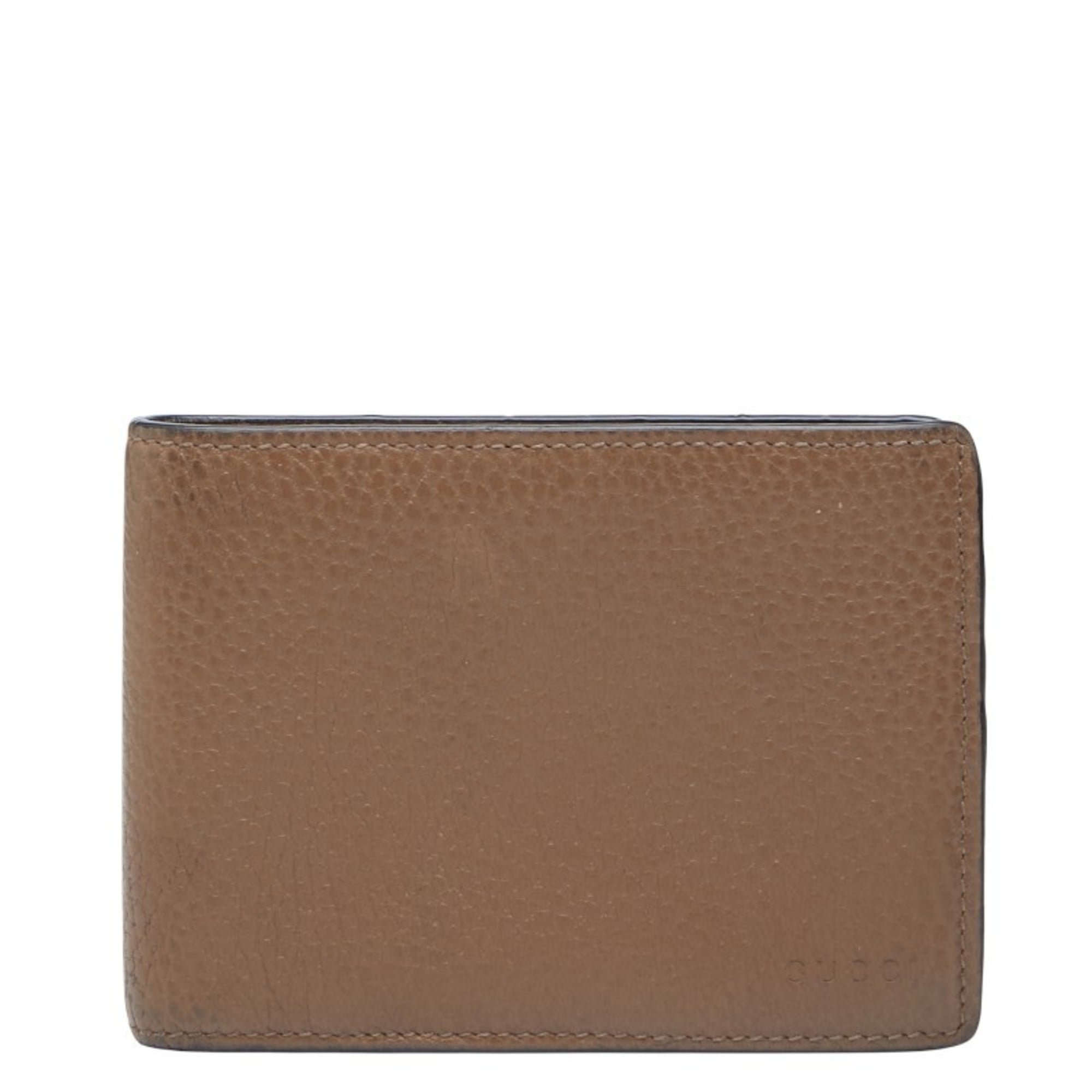 Gucci Brown Leather Wallet (Bi-Fold) (Pre-Owned)
